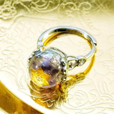 China Egypt Sophisticated Design with Natural Crystal Lucky Jewelry Orgonite Rings and Charming Silver 925 for sale