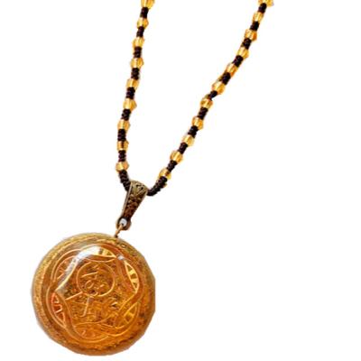 China -- Natural Esoterico Healing Jewelry Energy Gem Necklace Wire Wrapped Pendants for sale