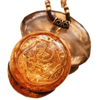 China -- feng shui necklace 7 chakras christmas decoration crystal energy necklace for sale