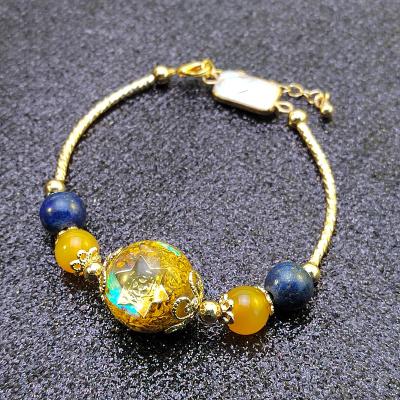 China Precious Metal Crystal Tiger Eye Green Stone India Change Relationship Boat Natural Orgonite & Bracelets for sale