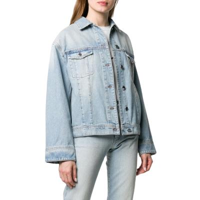 China Autumn Ladies Vintage Cowboy Jeans QUICK DRY Jacket Cropped Boutique Coat Women Denim Jacket for sale