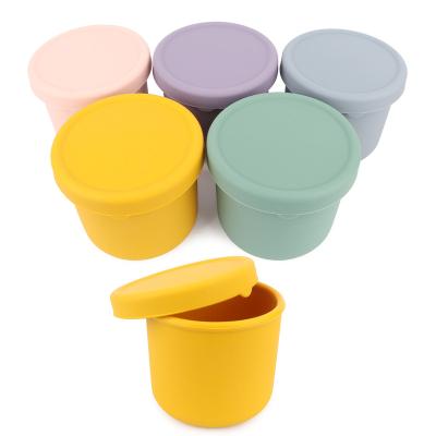 China 250ml Free Silicone Toddler Cup 250ml Silicone Toddler Snacks OEM Odm Baby Water Cups With Lids for sale