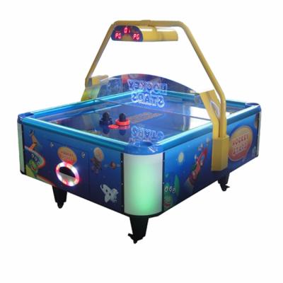 China Wholesale Iron Kids Amusement Electronic Lottery Airhockey Tabletop Air Hockey Coin Operated Game Machine à venda