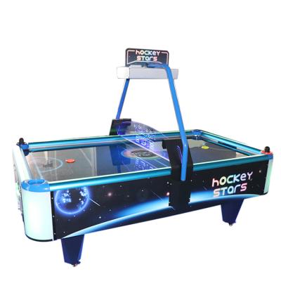 China Hot Adult Coin Operated Hockey Star-D Lottery Machine Hockey Table Star 2 Players Air Hockey Game Machine for sale