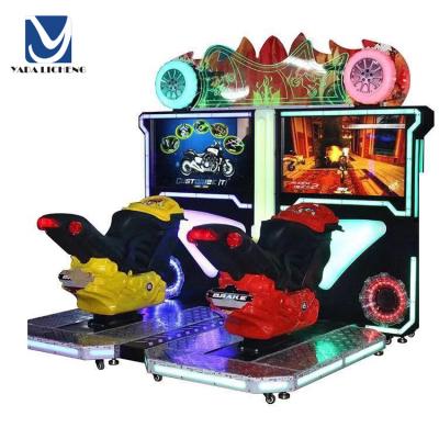 China Amusement Center Racing Motorcycle Simulator Arcade Redemption Engine Game Machine 2 Coin Operated Players for sale