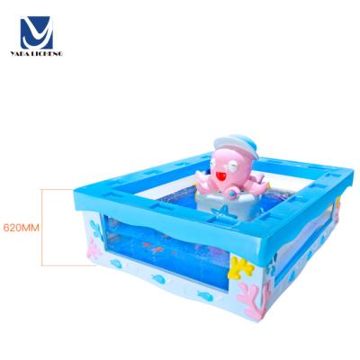 China Indoor Fun Water Octopus Fiberglass Kids Fishing Pond Game Machine Maker à venda