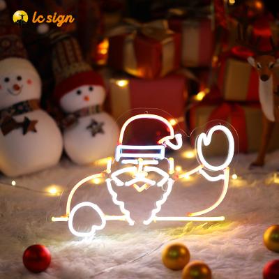 China 2021 Outdoor Holiday Decoration Christmas Decoration Lights Party Indoor Decoration Santa Claus Decoration Neon Lights for sale