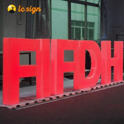 China Free design of buildings! Customized! Acrylic Shop Logo Sign - Waterproof 3D Advertising Effect Full Lit LED Signage for sale