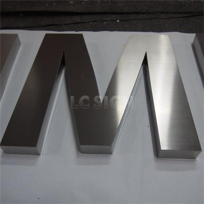 China Hot Selling Standard Buildings Europe And America Wall Decoration Laser Cut Mirror Finish Stainless Steel Signage for sale