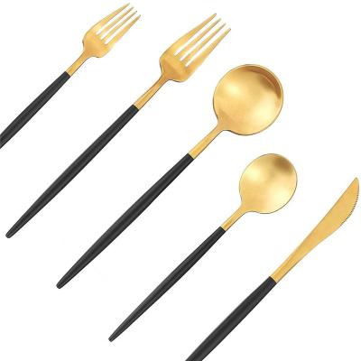 China Sustainable New Design High Quality Wedding Cutlery Portugal 18/10 Stainless Steel Cutlery Set Hot Sale Products for sale