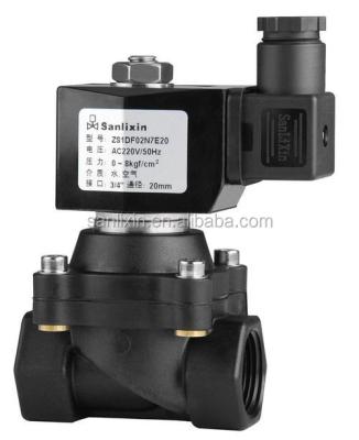 China 1 0 Bar Brass Plastic Solenoid Valves for sale