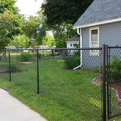 China New Design Easily Assembled Steel Wire Low Carbon Electro Galvanized Chain Link Fence For Private Property for sale