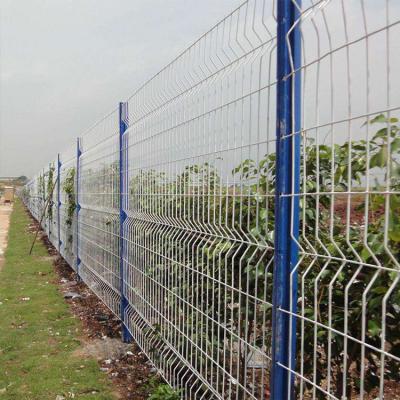 China Manufacturing Easily Assembled PVC Coated Metal 3D Curved Wire Mesh Fence Panel Folding Outdoor Farm Fence for sale