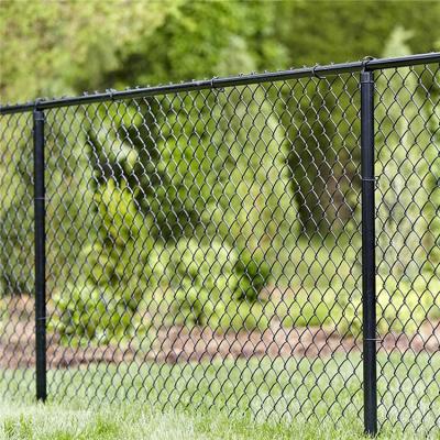 China Easily Assembled Roll Galvanized Chain Link Fence Panel 6 Ft Galvanized PVC Coated Chain Link Fence For Garden for sale