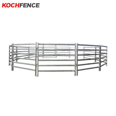 China Easily Assembled Custom Size Galvanized Metal Cattle Fence Horse Corral Panels Wholesale for sale