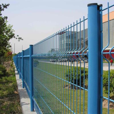 China Easily Assembled High Quality Outdoor PVC Coated 3D Curved Wire Mesh Fence Home Garden Folding Panels for sale