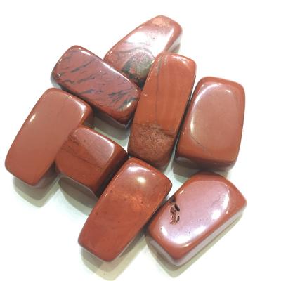 China China wholesale natural gemstone tumbled stone large size red jasper stone in bulk for sale