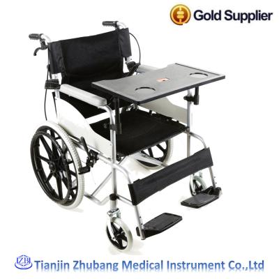 China Rehabilitation Center Light Weight Folding All Steel Terrain Travel Manual Wheelchair For Elderly Person for sale