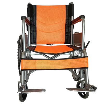 China Inflatable Wheelbarrow Disabled Elder Walkers Rehabilitation Center Wheelchair Aluminum Alloy Shockproof Trolley for sale