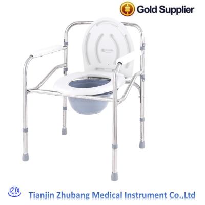 China Plastic Rehabilitation Center Hospital Grade Toilet Shower Commode Chair With Bedpan for sale