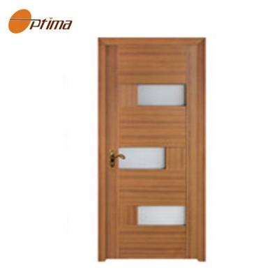 China Modern Wholesale Optima Turkey Cheapest Modern Turkey MDF PVC Wood Glass Door for sale