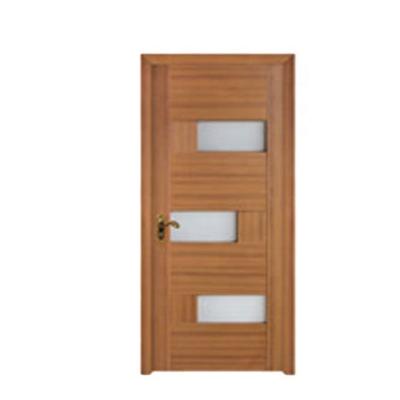 China Modern Hot Sale Modern Wood Core PVC Solid Wood Door for sale