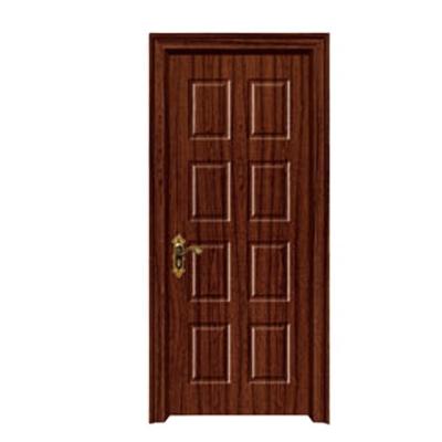 China Modern Best Single Doors Solid PVC Bathroom MDF Doors Bedroom Soundproof Core Door for sale