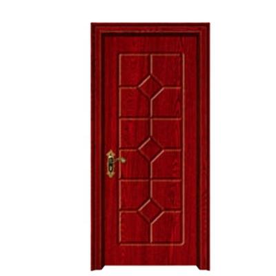 China Manufacturer Sale Modern Unique Design Interior PVC Antique Wood Doors With Glass Entry Door for sale