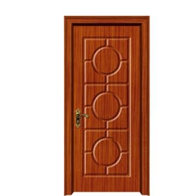 China Modern Classic Style White Carved PVC Wood Doors Solid Core Door for sale