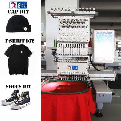 China Garment Shops Single Head Cap And T Shirt Computerized Embroidery Machine for sale