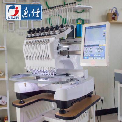 China Single Head 15 Needles Hat Cap T-shirt Embroidery Machine 510*360MM for sale