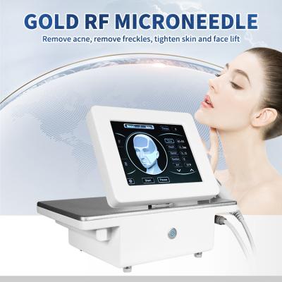 China Anti-Puffiness Microneedle Radio Frequency Fractional Machine Anti Aging Wrinkle Removal Facial Massage Tightening Lifting Device for sale