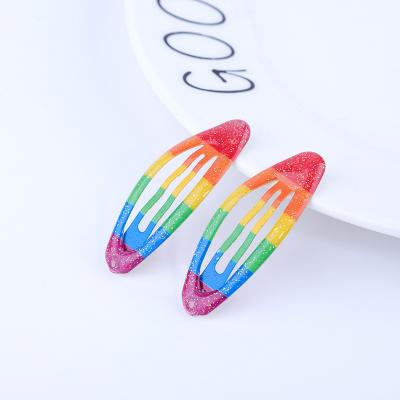 China Metal BB Hairpins Color Metal Barrettes For Baby Kids Women Girls Styling Accessories Kids Accessories for sale