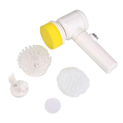 China Sustainable Household Rotary Scrubbing Brush And Kitchen Hand Held Electric Cleaning Brush for sale