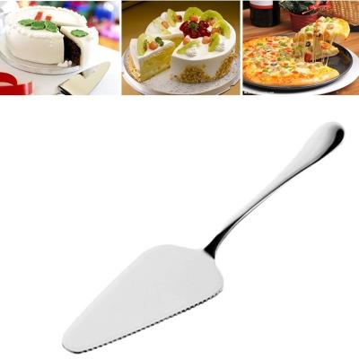 China Multifunctional viable metal dessert tableware spatula cake shovel stainless steel pizza shovel for sale