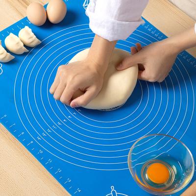 China Viable Portable Folding Pastry Silicone Kitchen Non-Stick Silicone Baking Mat for sale