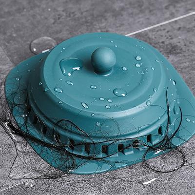 China Modern the new floor drain silicone sink floor drain filter kitchen bathroomsink push type clog free tub for sale