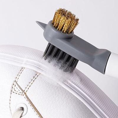 China Durable Long Handle Shoe Brush Cleaner Cleaning Sweeps Toilet Sink Wash Pot Dish Home Shoe Brush for sale