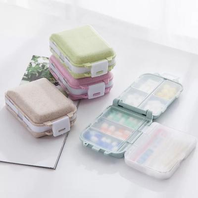 China Multifunctional Folding Mini Portable Eco-friendly Weekly Multilayer Portable Medicine Box Professional Plastic Pill Medicine Box for sale