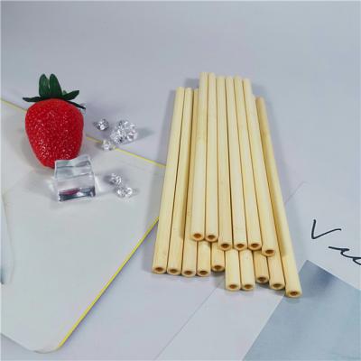 China 2020 Disposable Eco Friendly Straw Disposable Organic Bamboo Reed Straws for sale