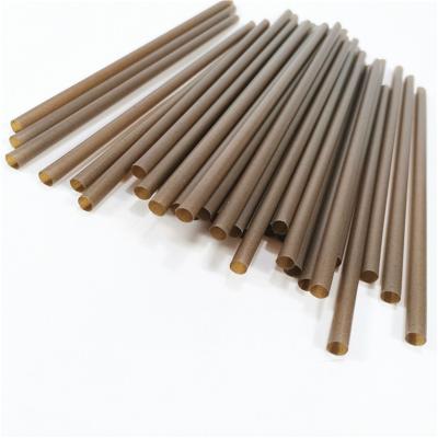 China 100% Taiwan 6mm Disposable Green Tea Straws Biodegradable Bamboo Compostable Black Tea Coffee Grounds for sale