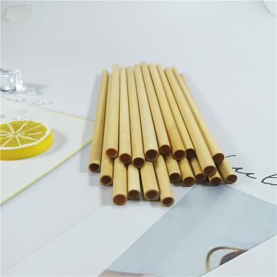 China Reed Reusable Straw Reusable Organic Bamboo Drink Milk Tea Disposable Eco Friendly Packaging Biodegradable for sale