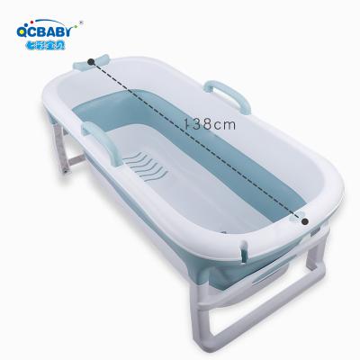 China Wholesale Plastic Folding Portable Baby Bath Tub Baby Bath Tub With Stand for sale