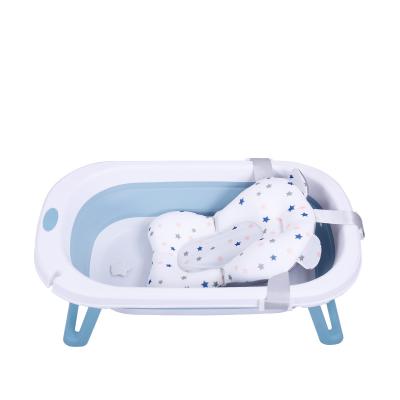 China High Quality PP+TPE for Baby Foldable Baby Bath Tub Folding Kids Child's Bath Tub Set for sale