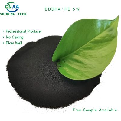 China EDDHA FE 6% Chelated Iron Fertilizer For Agriculture Microelement Iron Supplement for sale