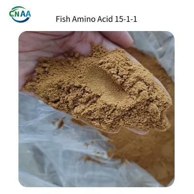 China Ph5-7 Amino Acid Powder Fertilizer Fish Flavor 12% Free Amino Acid Organic N-Fertilizer for sale