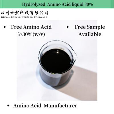 China Soya Based Hydrolyzed Amino Acid Liquid 30% for  Agriculture Fertilizer Use for sale