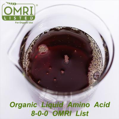 China OMRI Soya Based Enzymatic Hydrolysis Amino Acid Liquid 50% Organic Nitrogen 8-0-0 for sale