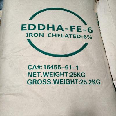 Chine Fe adjacent de l'acétate EDDHA de sodium de fer de Hydroxyphenyl de l'éthylènediamine deux grand 6% à vendre