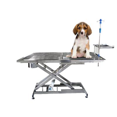 China Chinese He-608m He-608m Chinese He-608m He-608m Animal Spinal Pet Dental Steel High Level Operation Medical Electric Table for sale